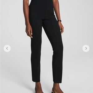 SPANX perfect pant slim straight black medium LIKE NEW ankle cropped